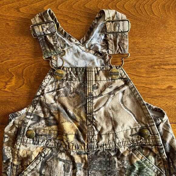 Carhartt ripstop camo overall shorts 6m - Picture 4 of 10